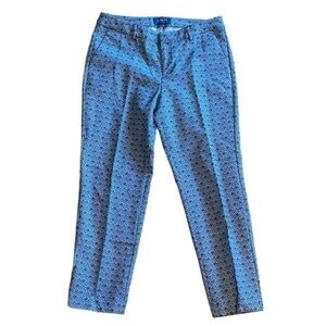 Old Navy Harper Mid Rise cropped pants black/white pattern